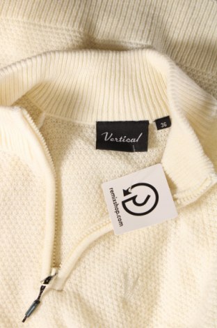 Дамски пуловер Vertical, Размер S, Цвят Екрю, Цена 31,00 лв.