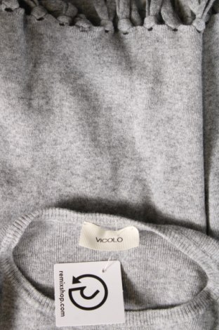 Дамски пуловер Vicolo, Размер M, Цвят Сив, Цена 21,70 лв.
