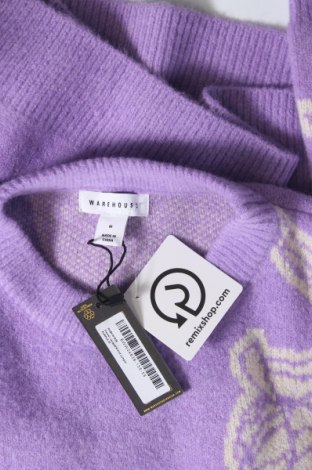 Дамски пуловер Warehouse, Размер M, Цвят Лилав, Цена 43,71 лв.