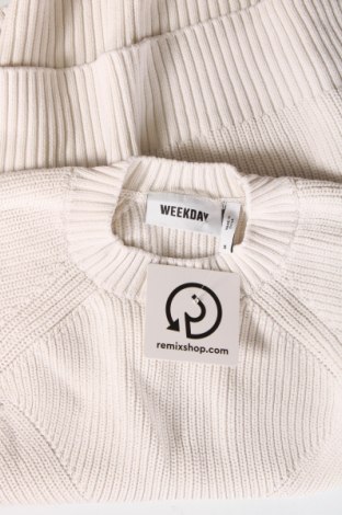 Γυναικείο πουλόβερ Weekday, Μέγεθος S, Χρώμα Λευκό, Τιμή 22,89 €