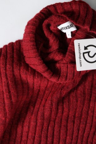 Дамски пуловер Weekday, Размер S, Цвят Червен, Цена 9,62 лв.