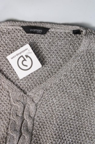 Дамски пуловер Woman By Tchibo, Размер M, Цвят Сив, Цена 12,47 лв.