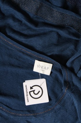 Γυναικείο πουλόβερ Wrap, Μέγεθος S, Χρώμα Μπλέ, Τιμή 38,35 €