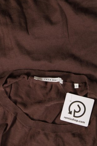 Дамски пуловер Yaya, Размер S, Цвят Кафяв, Цена 31,00 лв.