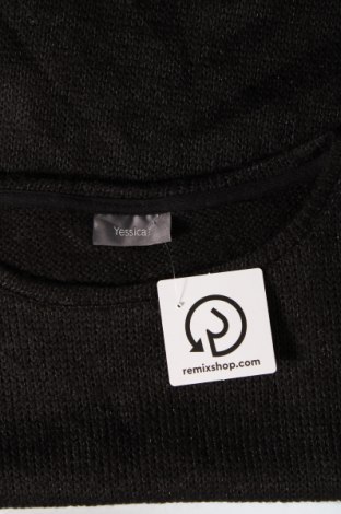 Дамски пуловер Yessica, Размер M, Цвят Черен, Цена 11,60 лв.