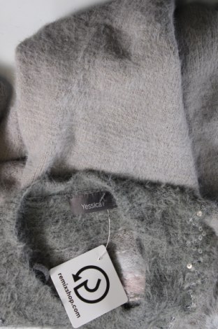 Damenpullover Yessica, Größe S, Farbe Grau, Preis 4,44 €