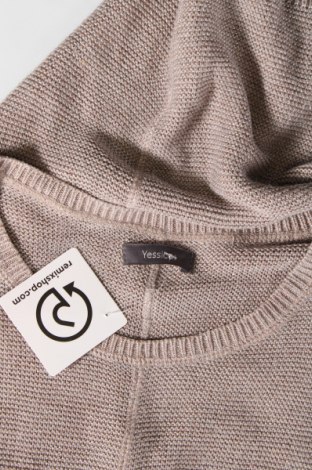 Дамски пуловер Yessica, Размер S, Цвят Бежов, Цена 7,54 лв.