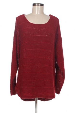 Дамски пуловер Yessica, Размер L, Цвят Червен, Цена 13,05 лв.