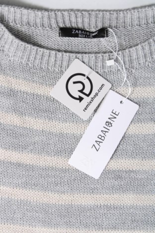 Дамски пуловер Zabaione, Размер L, Цвят Сив, Цена 37,20 лв.