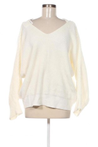 Дамски пуловер Zaful, Размер M, Цвят Екрю, Цена 13,05 лв.