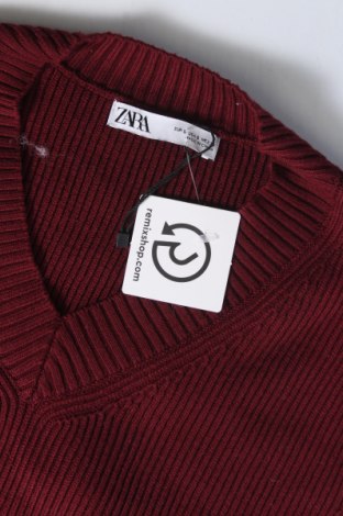 Дамски пуловер Zara, Размер S, Цвят Червен, Цена 4,05 лв.