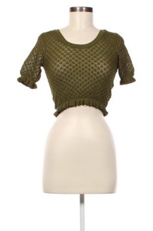 Дамски пуловер Zara, Размер S, Цвят Зелен, Цена 5,67 лв.