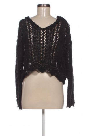 Дамски пуловер Zara, Размер S, Цвят Черен, Цена 16,20 лв.