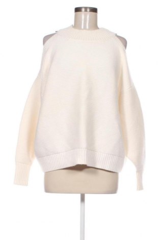 Дамски пуловер Zara, Размер S, Цвят Екрю, Цена 37,16 лв.