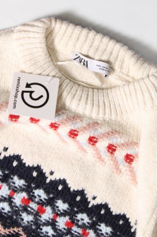 Дамски пуловер Zara, Размер S, Цвят Многоцветен, Цена 29,14 лв.