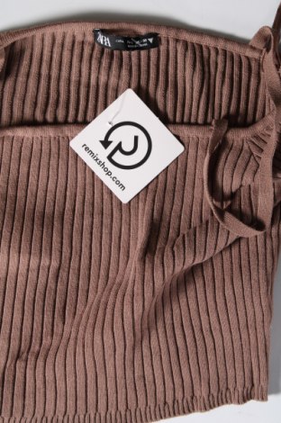 Damenpullover Zara, Größe L, Farbe Braun, Preis 10,73 €