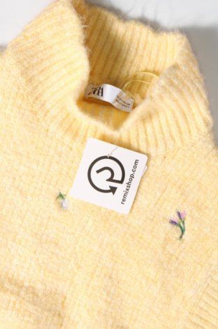 Damenpullover Zara, Größe M, Farbe Gelb, Preis 18,79 €