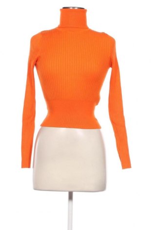 Дамски пуловер Zara, Размер S, Цвят Оранжев, Цена 27,02 лв.