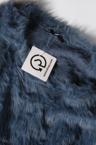 Pulover de femei Zara, Mărime S, Culoare Albastru, Preț 24,87 Lei