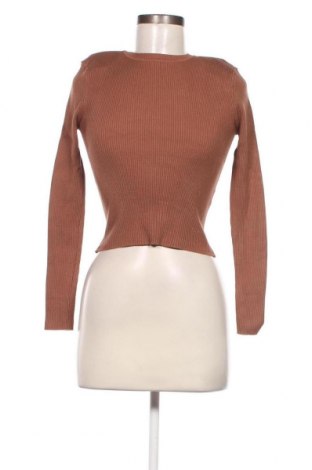 Дамски пуловер Zara, Размер S, Цвят Кафяв, Цена 12,14 лв.