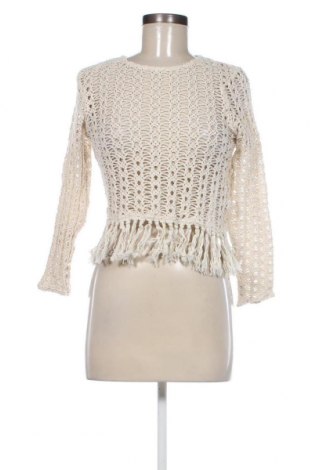 Damenpullover Zara, Größe M, Farbe Weiß, Preis 18,79 €