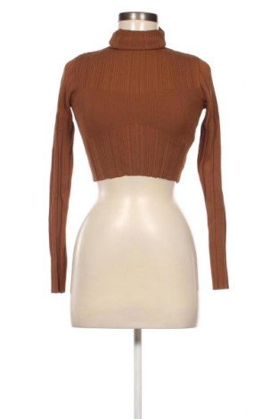 Дамски пуловер Zara, Размер S, Цвят Кафяв, Цена 12,16 лв.