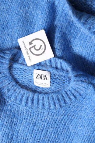 Női pulóver Zara, Méret L, Szín Kék, Ár 3 151 Ft
