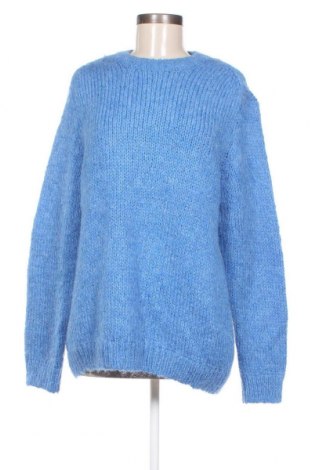 Pulover de femei Zara, Mărime L, Culoare Albastru, Preț 88,82 Lei