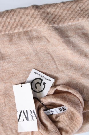 Дамски пуловер Zara, Размер M, Цвят Бежов, Цена 62,00 лв.