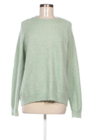 Дамски пуловер Zara, Размер XL, Цвят Зелен, Цена 13,14 лв.