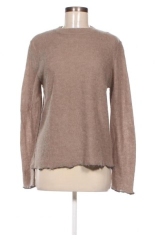 Дамски пуловер Zara, Размер L, Цвят Кафяв, Цена 12,32 лв.
