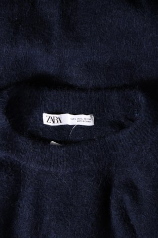 Pulover de femei Zara, Mărime L, Culoare Albastru, Preț 31,42 Lei