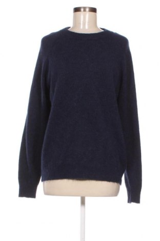 Дамски пуловер Zara, Размер L, Цвят Син, Цена 12,32 лв.