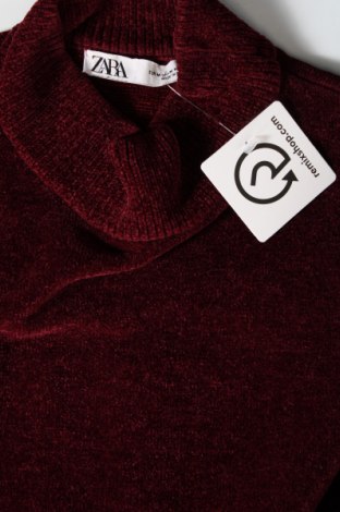 Дамски пуловер Zara, Размер M, Цвят Червен, Цена 6,21 лв.
