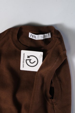 Damenpullover Zara, Größe S, Farbe Braun, Preis 7,52 €