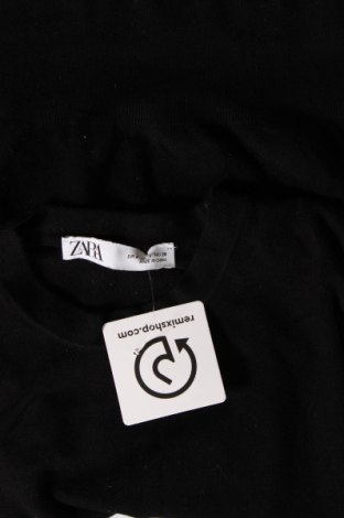 Дамски пуловер Zara, Размер S, Цвят Черен, Цена 13,80 лв.