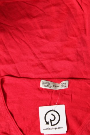 Dámský svetr Zara, Velikost L, Barva Červená, Cena  172,00 Kč