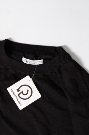 Дамски пуловер Zara, Размер XL, Цвят Черен, Цена 13,50 лв.