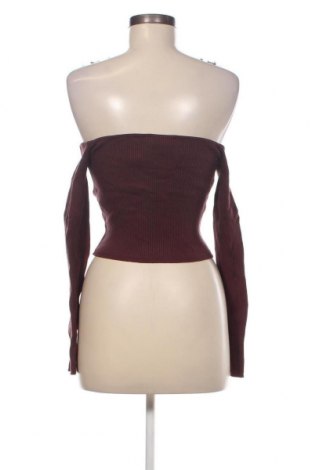 Дамски пуловер Zara, Размер M, Цвят Кафяв, Цена 27,00 лв.