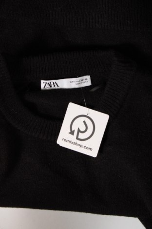 Дамски пуловер Zara, Размер S, Цвят Черен, Цена 11,88 лв.