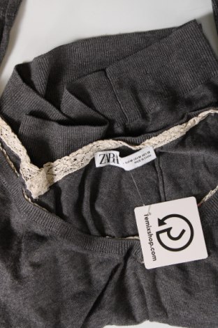 Pulover de femei Zara, Mărime M, Culoare Gri, Preț 39,08 Lei