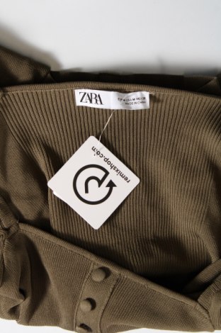 Дамски пуловер Zara, Размер M, Цвят Зелен, Цена 11,61 лв.