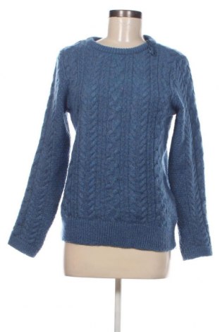 Дамски пуловер Zara Knitwear, Размер M, Цвят Син, Цена 13,50 лв.
