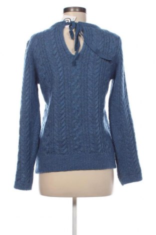 Дамски пуловер Zara Knitwear, Размер M, Цвят Син, Цена 10,80 лв.