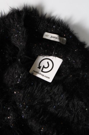 Дамски пуловер Zara Knitwear, Размер S, Цвят Черен, Цена 10,80 лв.