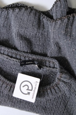Dámsky pulóver Zara Knitwear, Veľkosť M, Farba Sivá, Cena  5,51 €