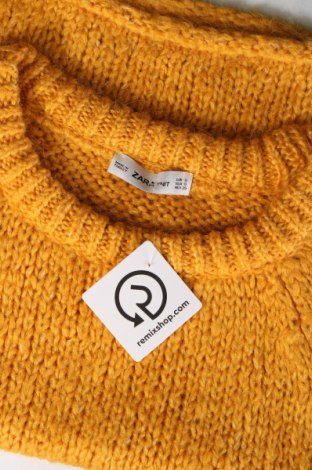 Damenpullover Zara Knitwear, Größe S, Farbe Gelb, Preis 4,51 €