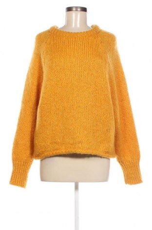 Дамски пуловер Zara Knitwear, Размер S, Цвят Жълт, Цена 6,48 лв.