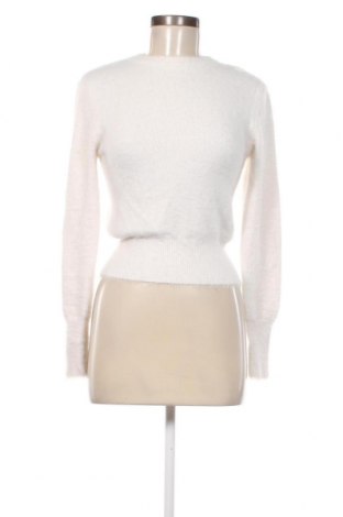 Дамски пуловер Zara Knitwear, Размер M, Цвят Бял, Цена 13,50 лв.