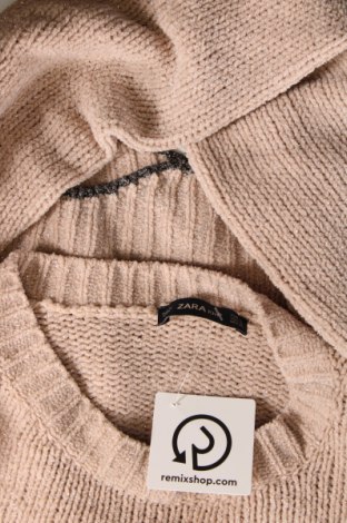 Damenpullover Zara Knitwear, Größe S, Farbe Beige, Preis € 11,99